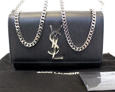 ysl black and silver bag|ysl black bag silver hardware.